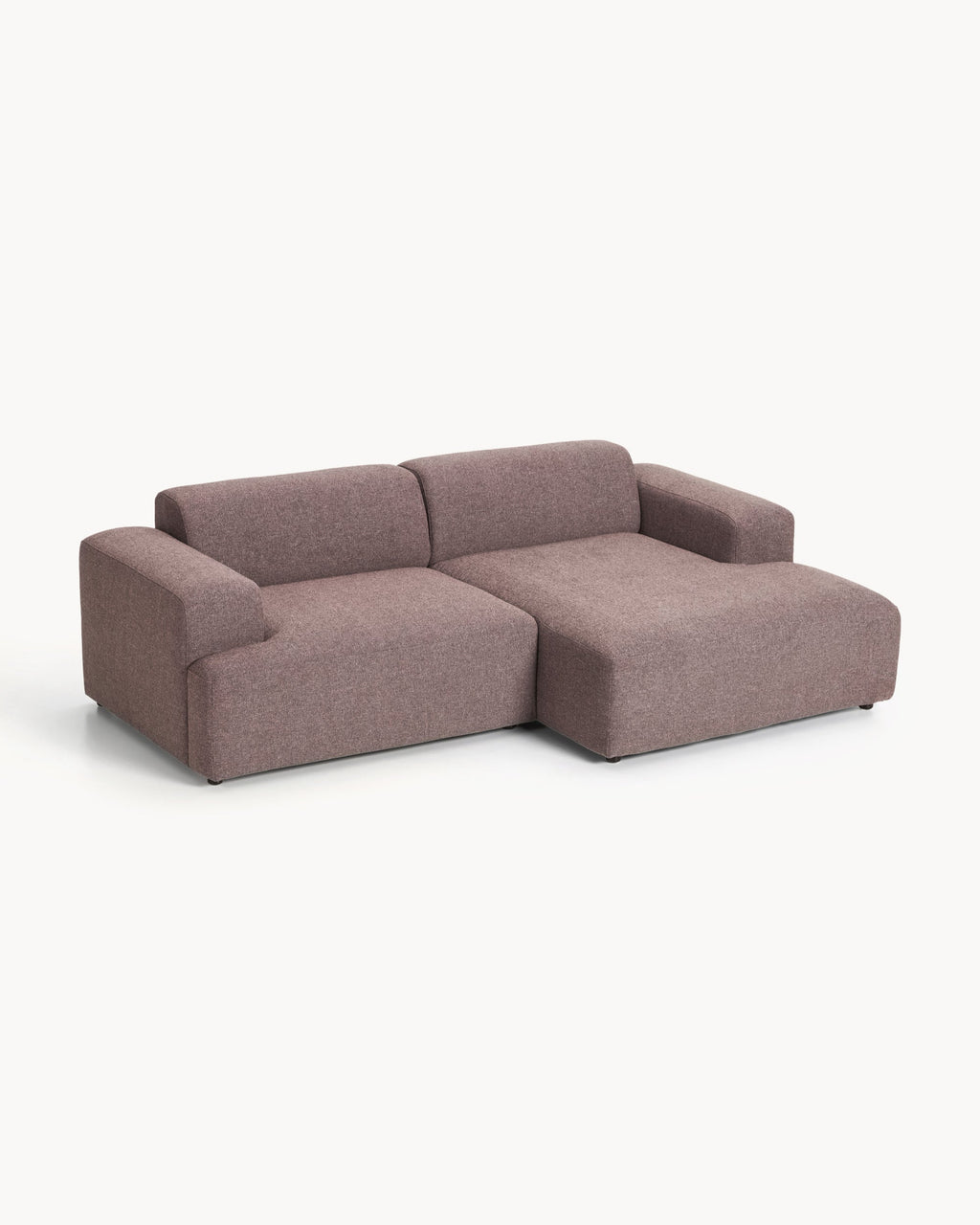 Moodi Mini Uzanmalı koltuk, modern tasarım, konforlu oturum alanı, nötr kahverengi kumaş.