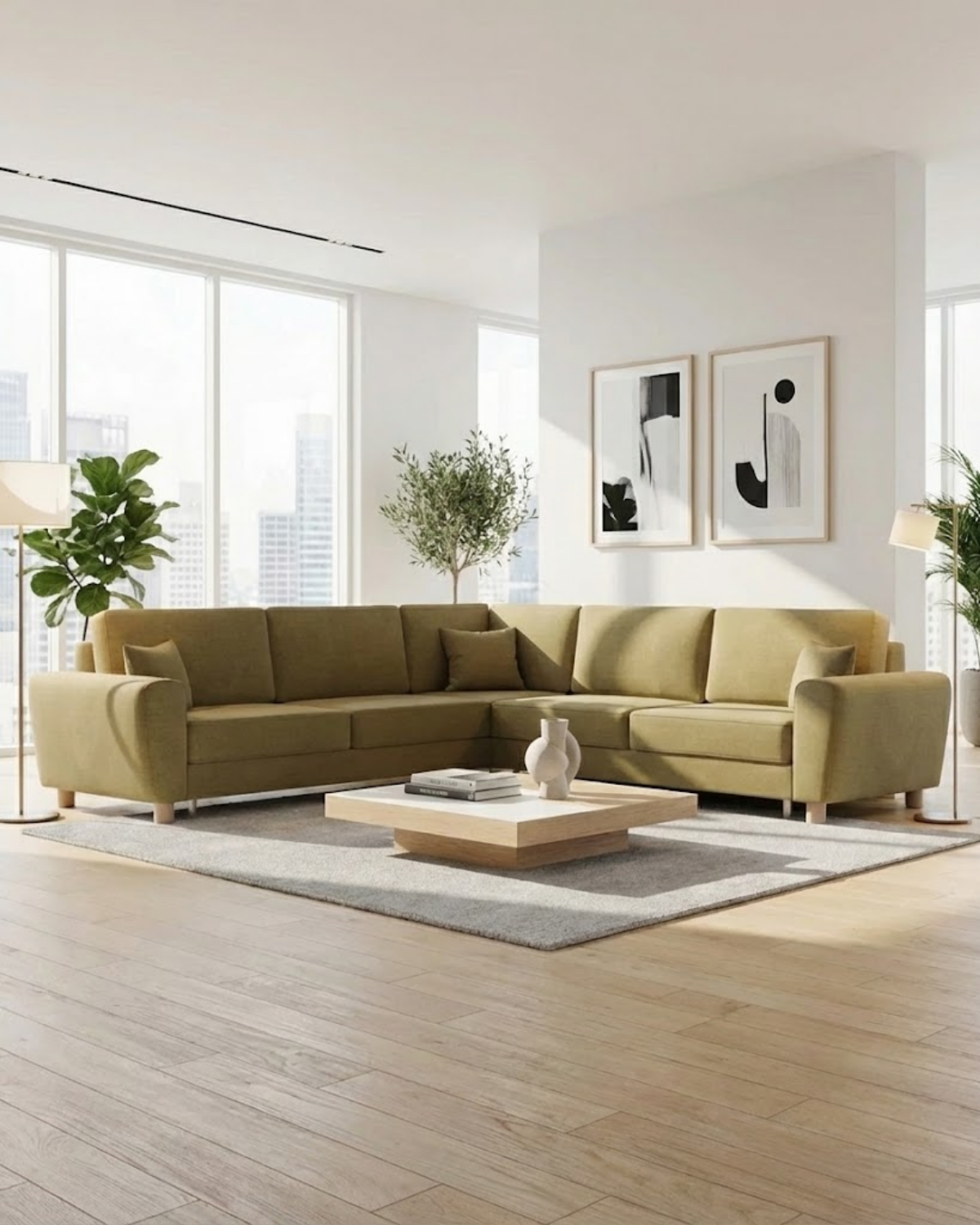 Flip Beşli Köşe Koltuk