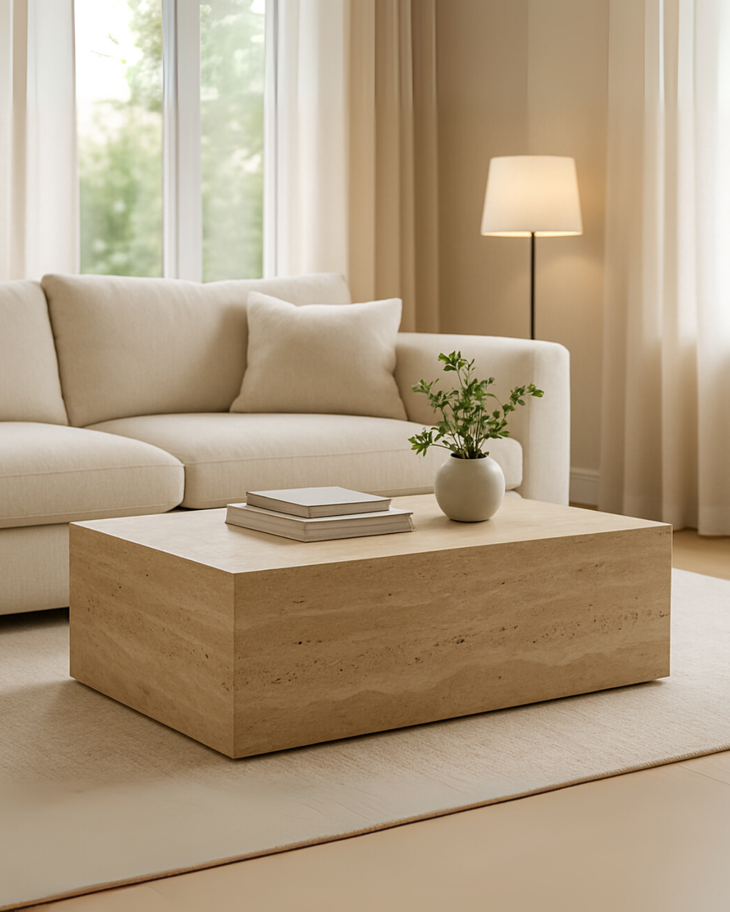 Sandy Traverten Sehpa