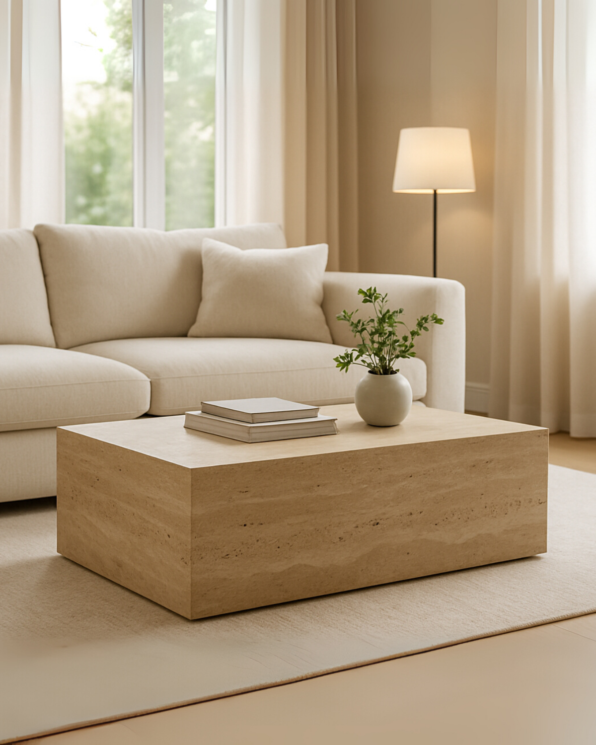 Sandy Traverten Sehpa