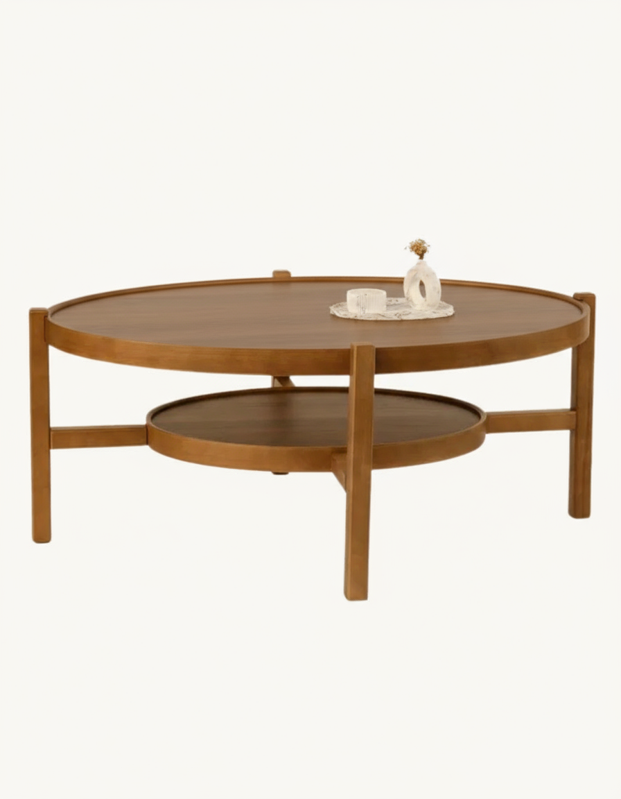 Ahşap tablalı sehpa