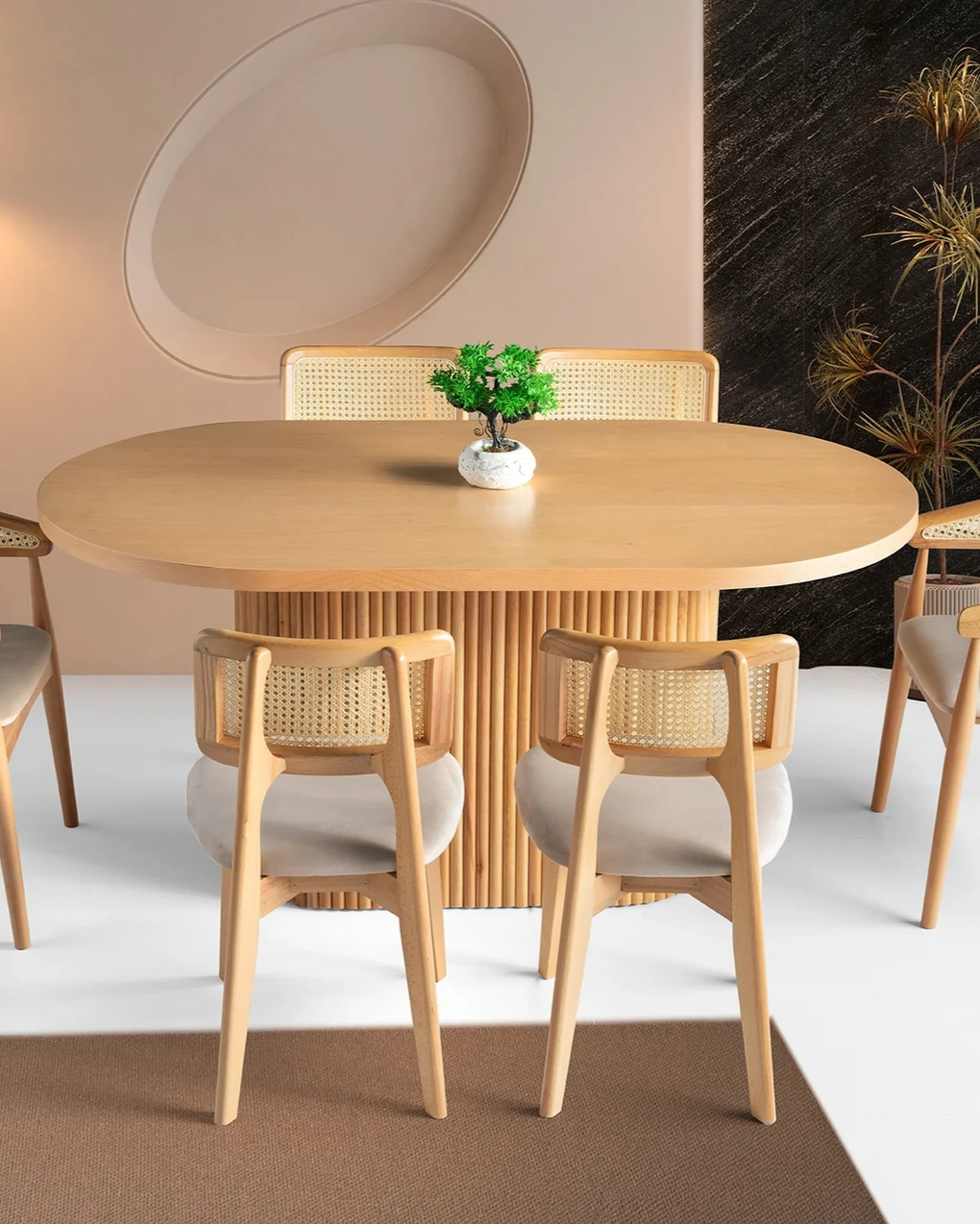 Lucca Tek Ayaklı Masa