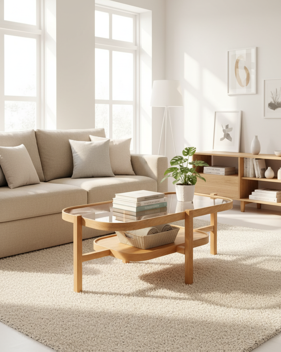 Modern İskandinav Oturma Odası